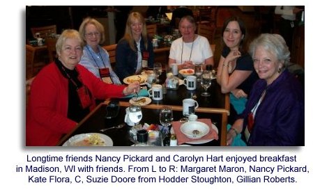 Nancy Pickard, Carolyn Hart and other friends